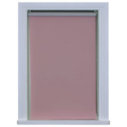 Bloc Made to Measure Fabric Changer Blackout Roller Blind Pink Haze